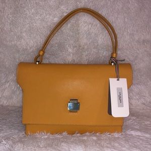 Orange Lia Numa Italian handbag